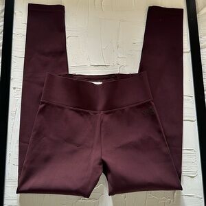 Y3 x Adidas collab maroon purple leggings new with tag sz medium